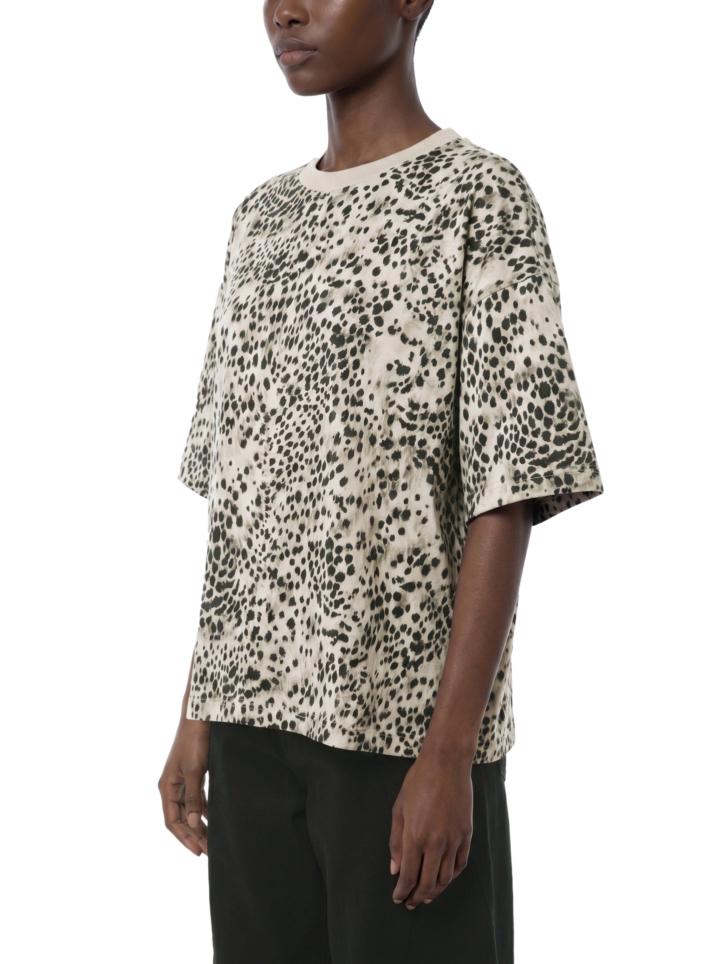 Leopard Print Boxy T-Shirt | レオパード 短丈Tシャツ