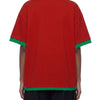 Boxy Color Block T-Shirt | カラーブロック 短丈Tシャツ