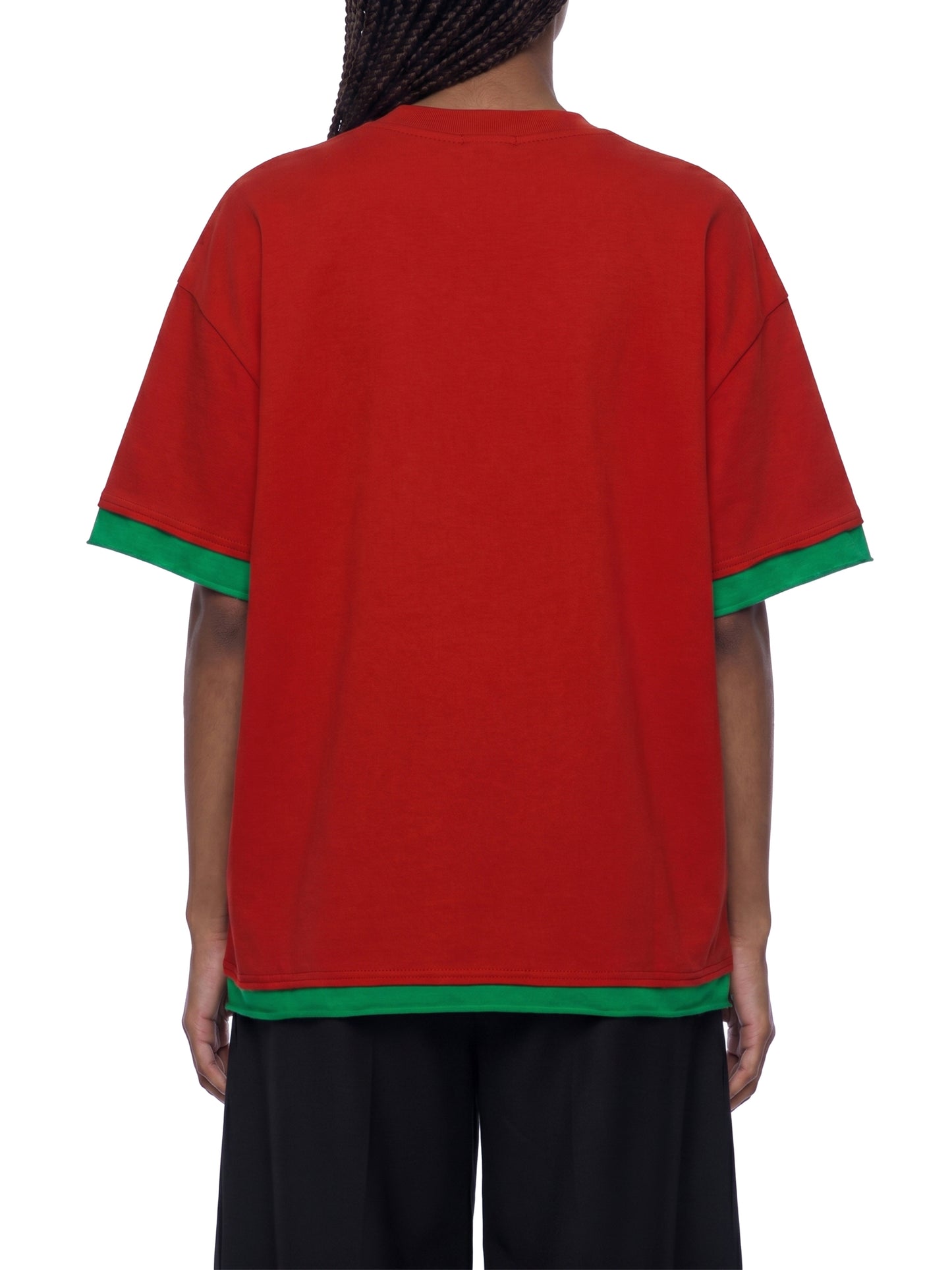 Boxy Color Block T-Shirt | カラーブロック 短丈Tシャツ