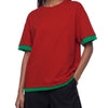 Boxy Color Block T-Shirt | カラーブロック 短丈Tシャツ
