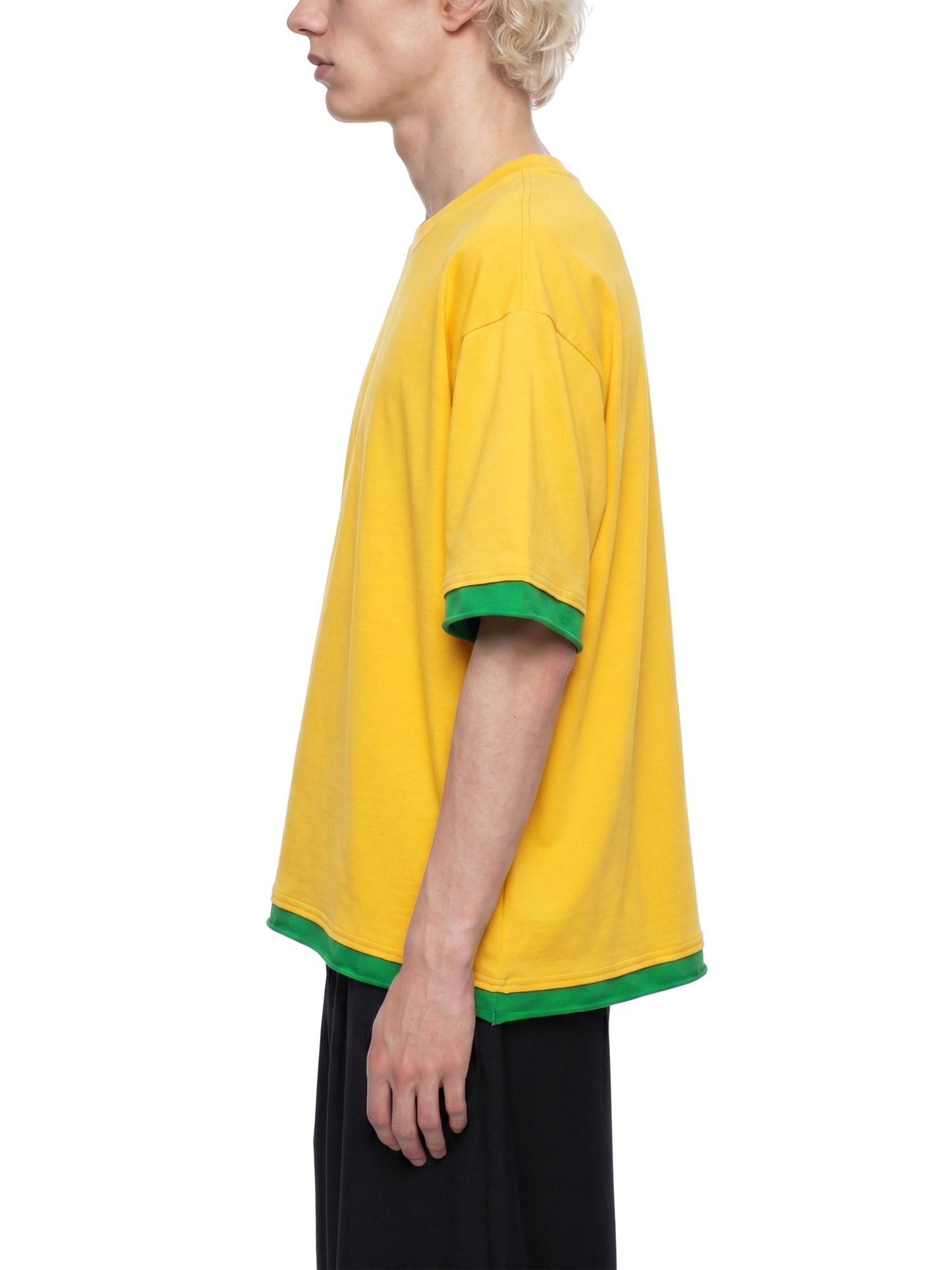 Boxy Color Block T-Shirt | カラーブロック 短丈Tシャツ