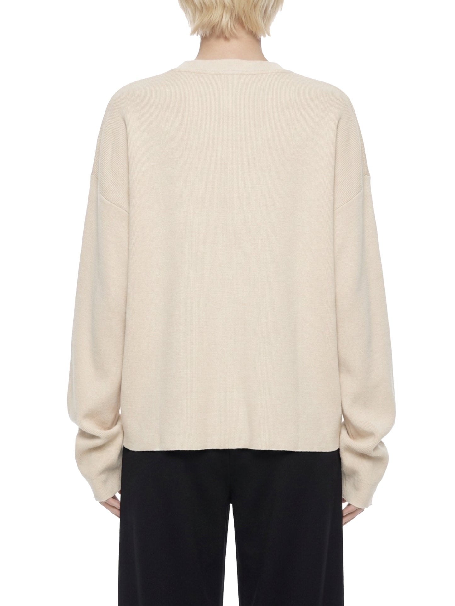 Vintage Wash Boxy Waffle Raw Edge T-Shirt | ヴィンテージウォッシュ ワッフル L/S Tシャツ