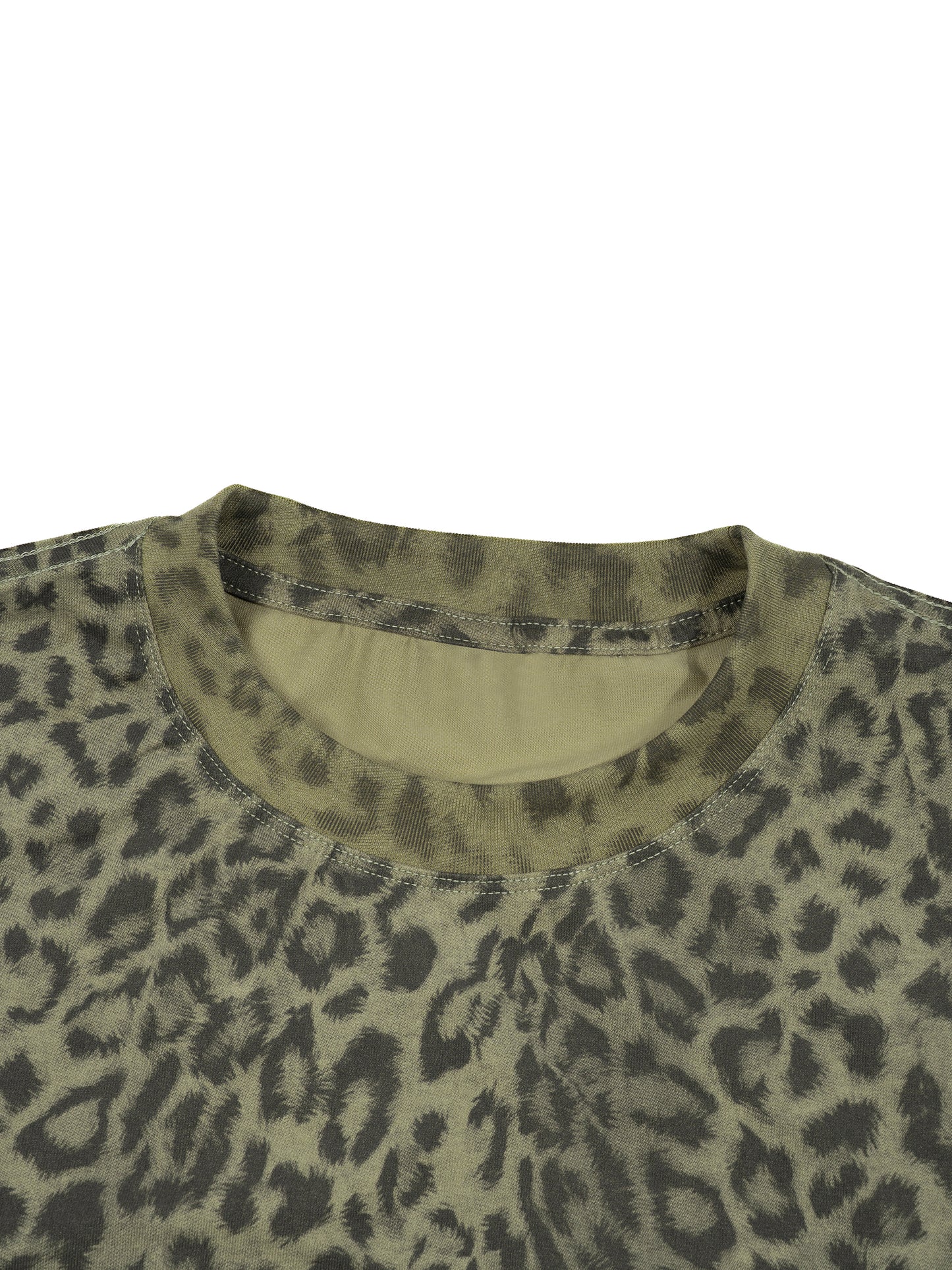 Leopard Print Boxy T-Shirt TYPE2 | レオパード 短丈Tシャツ TYPE2