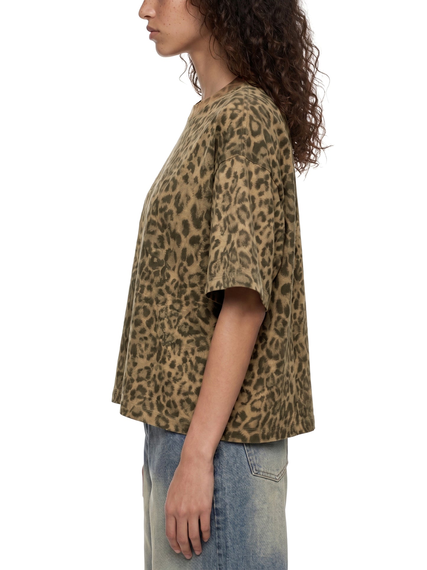 Leopard Print Boxy T-Shirt TYPE2 | レオパード 短丈Tシャツ TYPE2