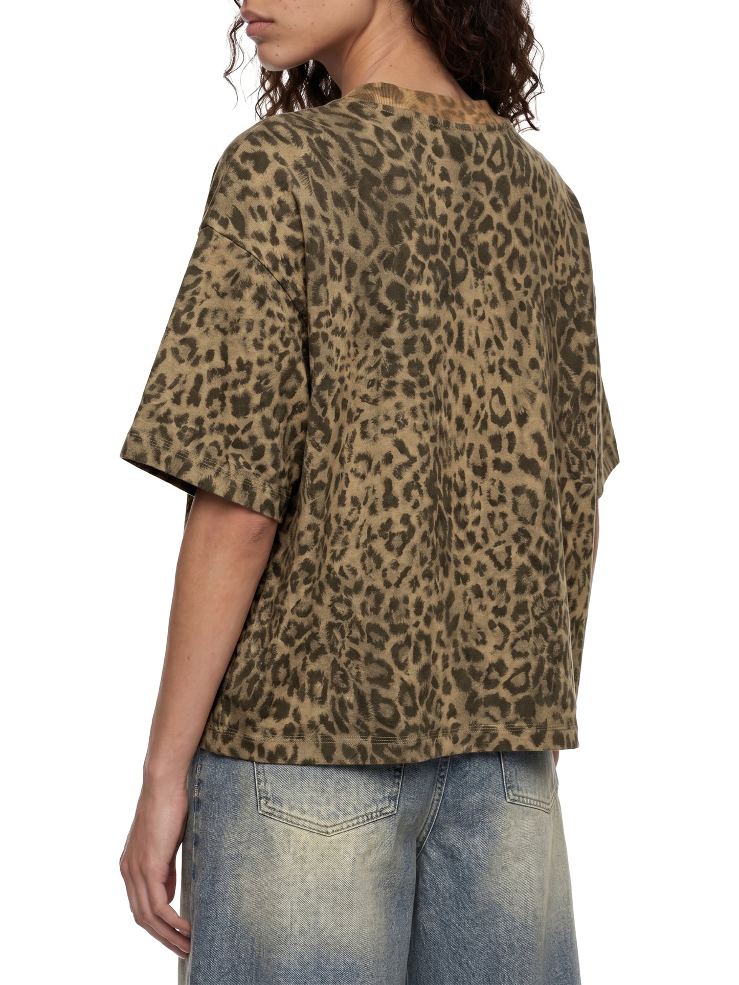 Leopard Print Boxy T-Shirt TYPE2 | レオパード 短丈Tシャツ TYPE2