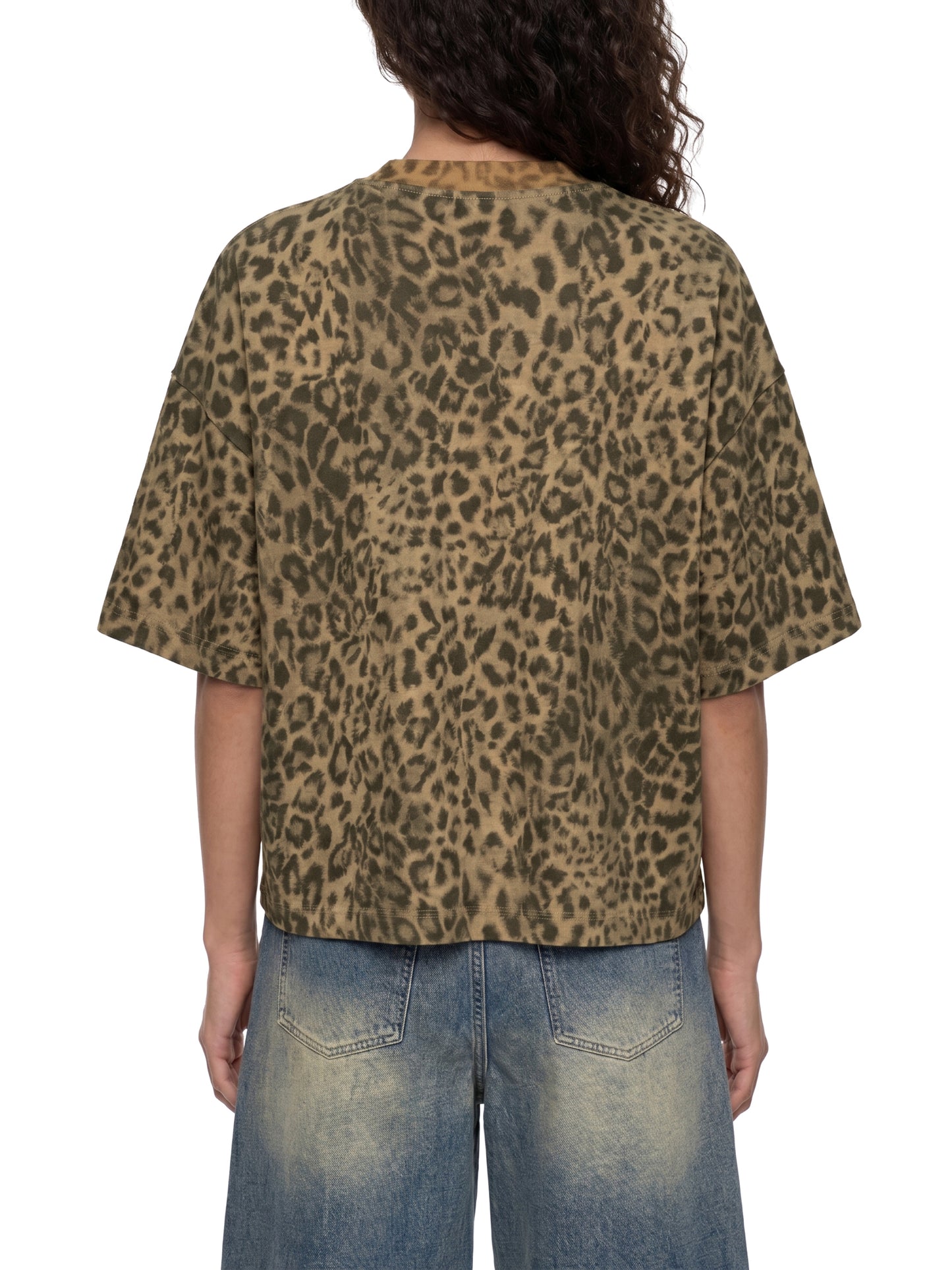 Leopard Print Boxy T-Shirt TYPE2 | レオパード 短丈Tシャツ TYPE2