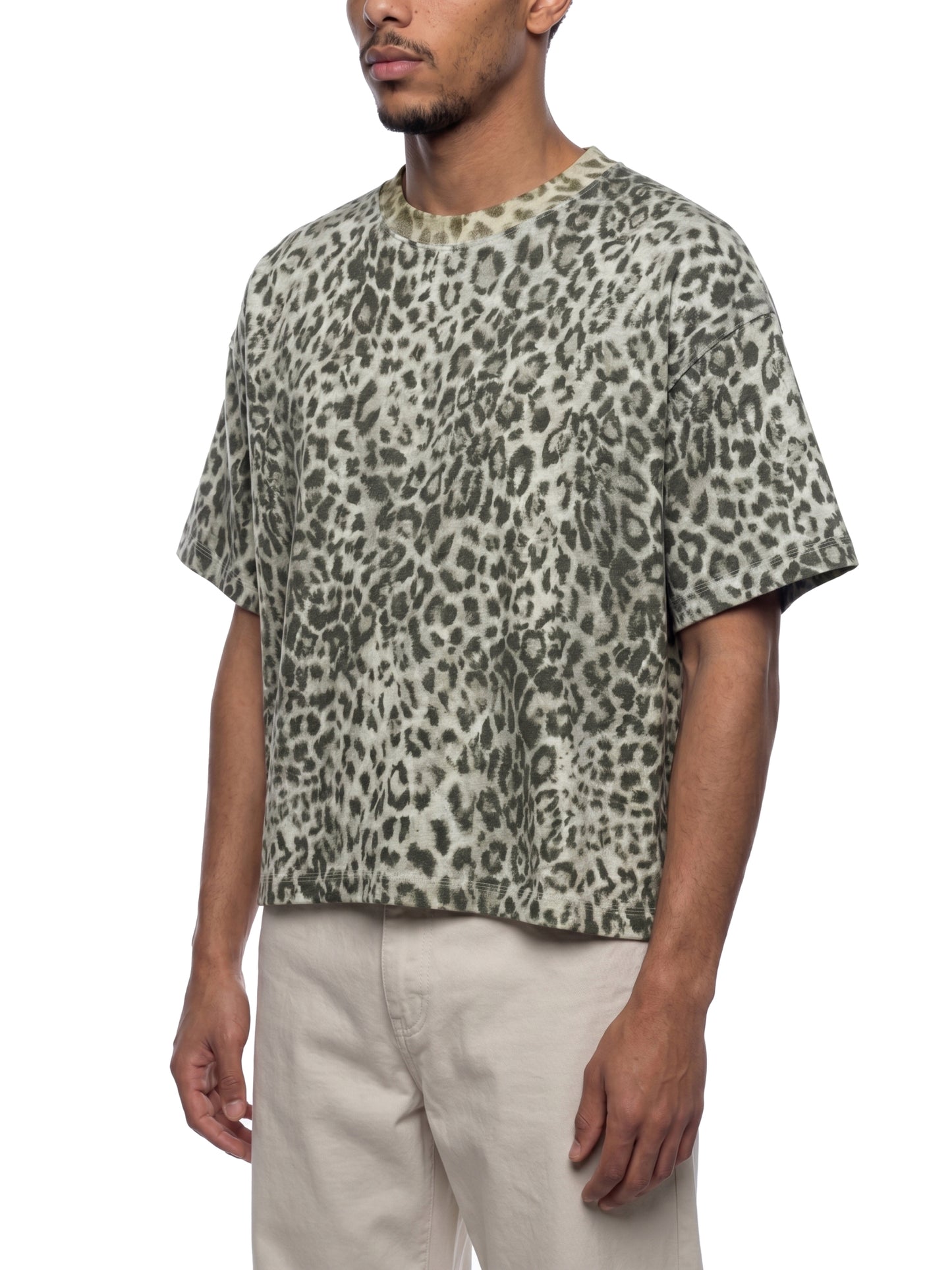 Leopard Print Boxy T-Shirt TYPE2 | レオパード 短丈Tシャツ TYPE2