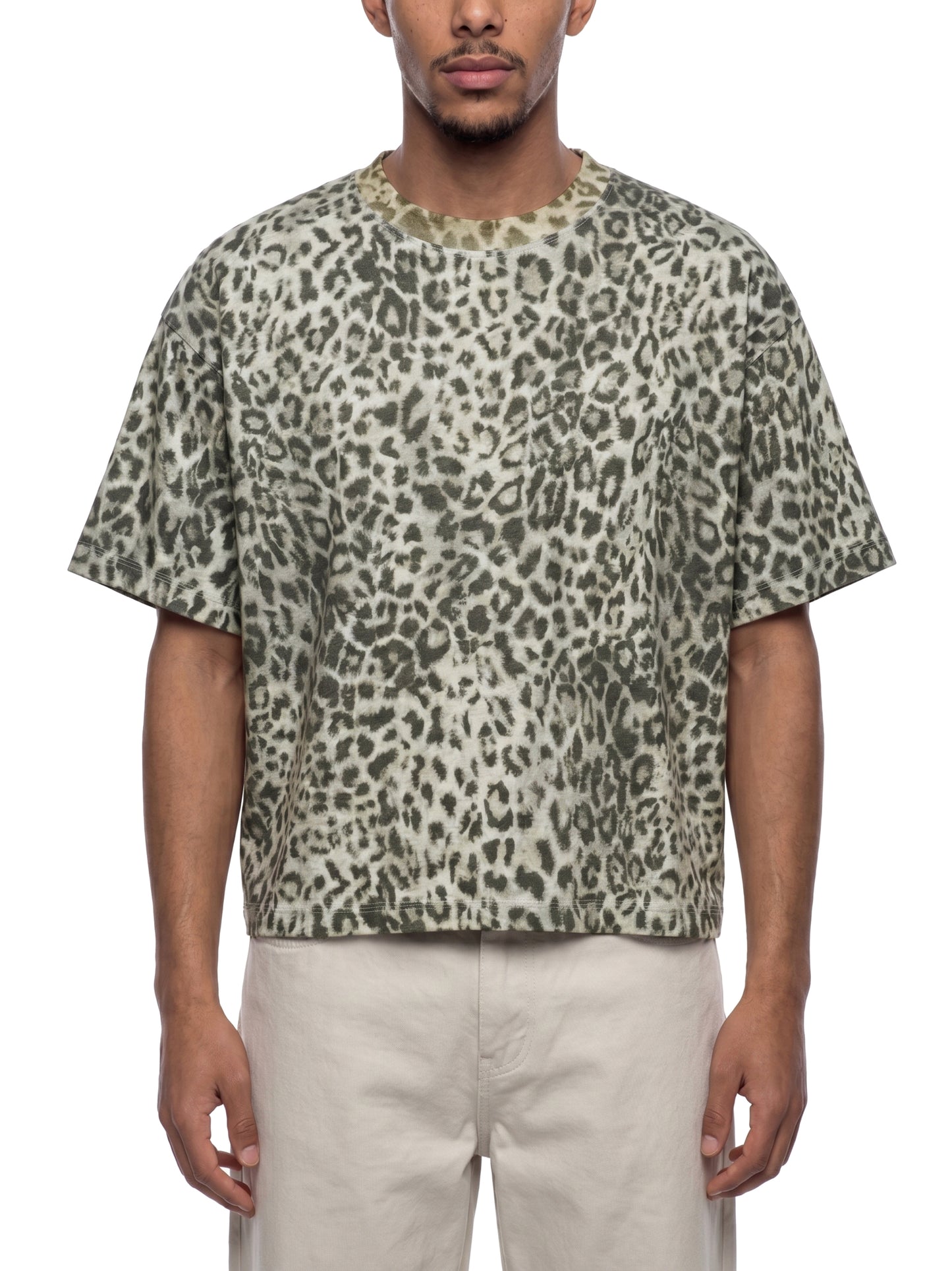 Leopard Print Boxy T-Shirt TYPE2 | レオパード 短丈Tシャツ TYPE2