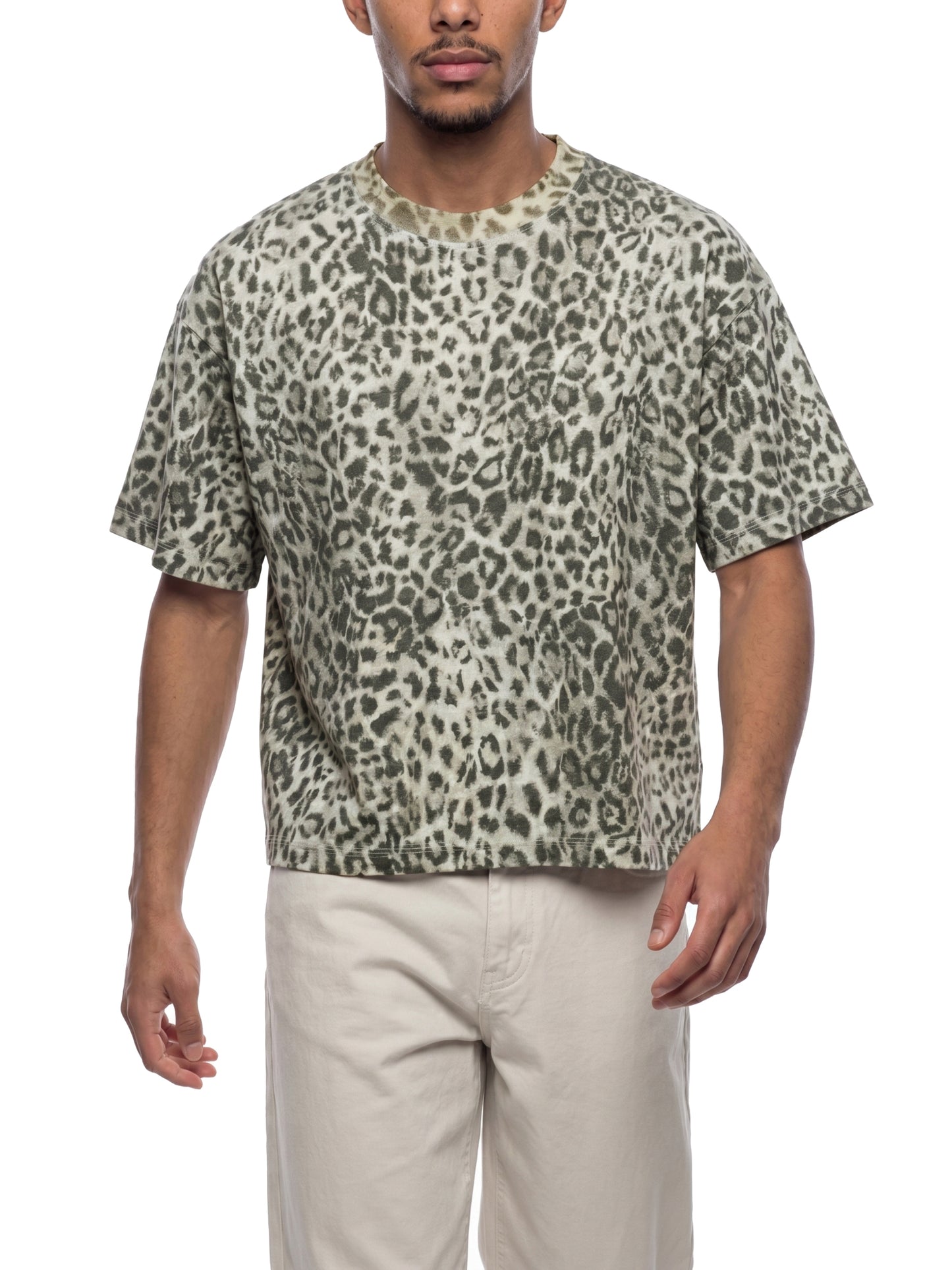 Leopard Print Boxy T-Shirt TYPE2 | レオパード 短丈Tシャツ TYPE2