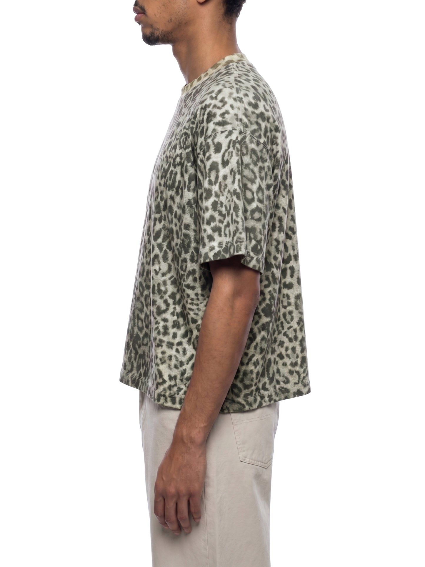 Leopard Print Boxy T-Shirt TYPE2 | レオパード 短丈Tシャツ TYPE2